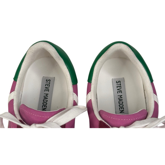 Steve Madden Reformer Womens Pink Multi Sneakers Size 7.5M New $100 A - Picture 7 of 10